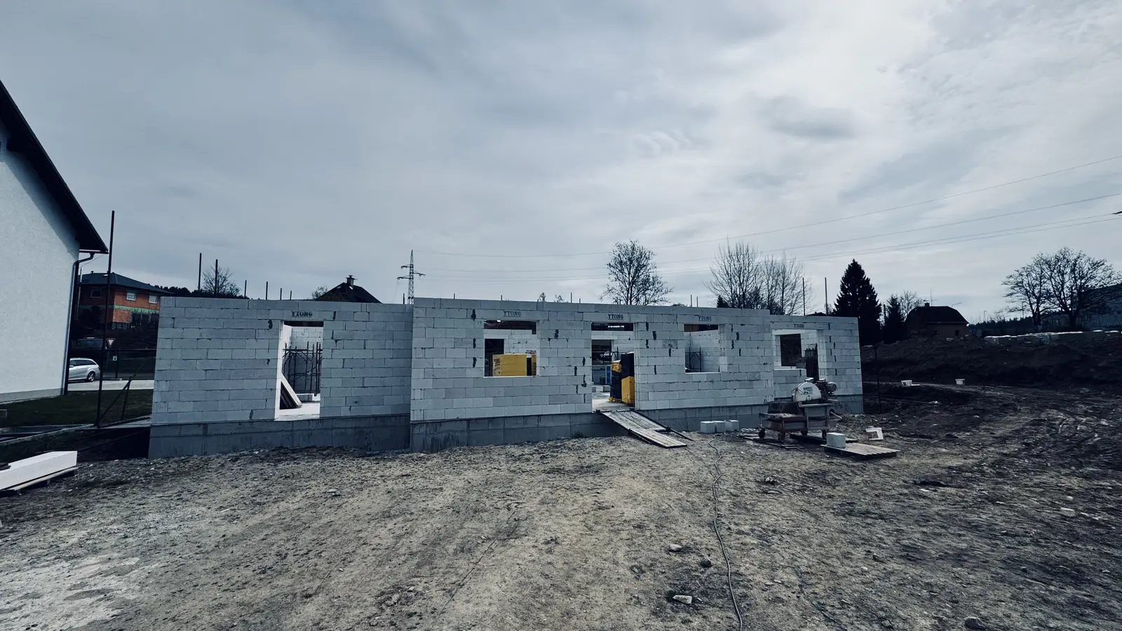 Etapa II — zdi prvního podlaží